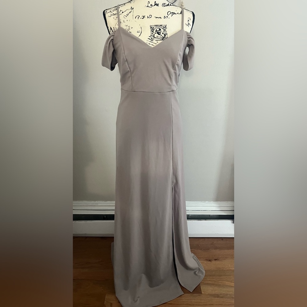 Elegant Gray Women's Dress